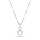 Swarovski Chroma riipus, vaalea metalli ja kirkkaat kristallit, 5759678