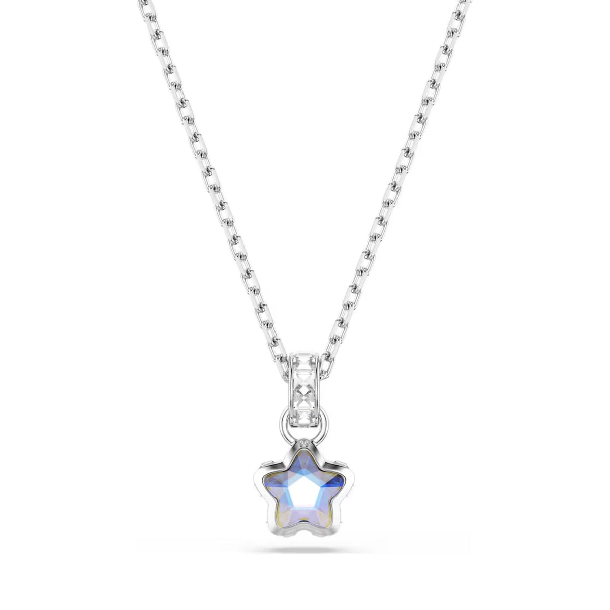 Swarovski Chroma riipus, vaalea metalli ja kirkkaat kristallit, 5759678