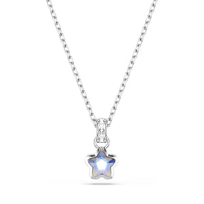 Swarovski Chroma riipus, vaalea metalli ja kirkkaat kristallit, 5759678