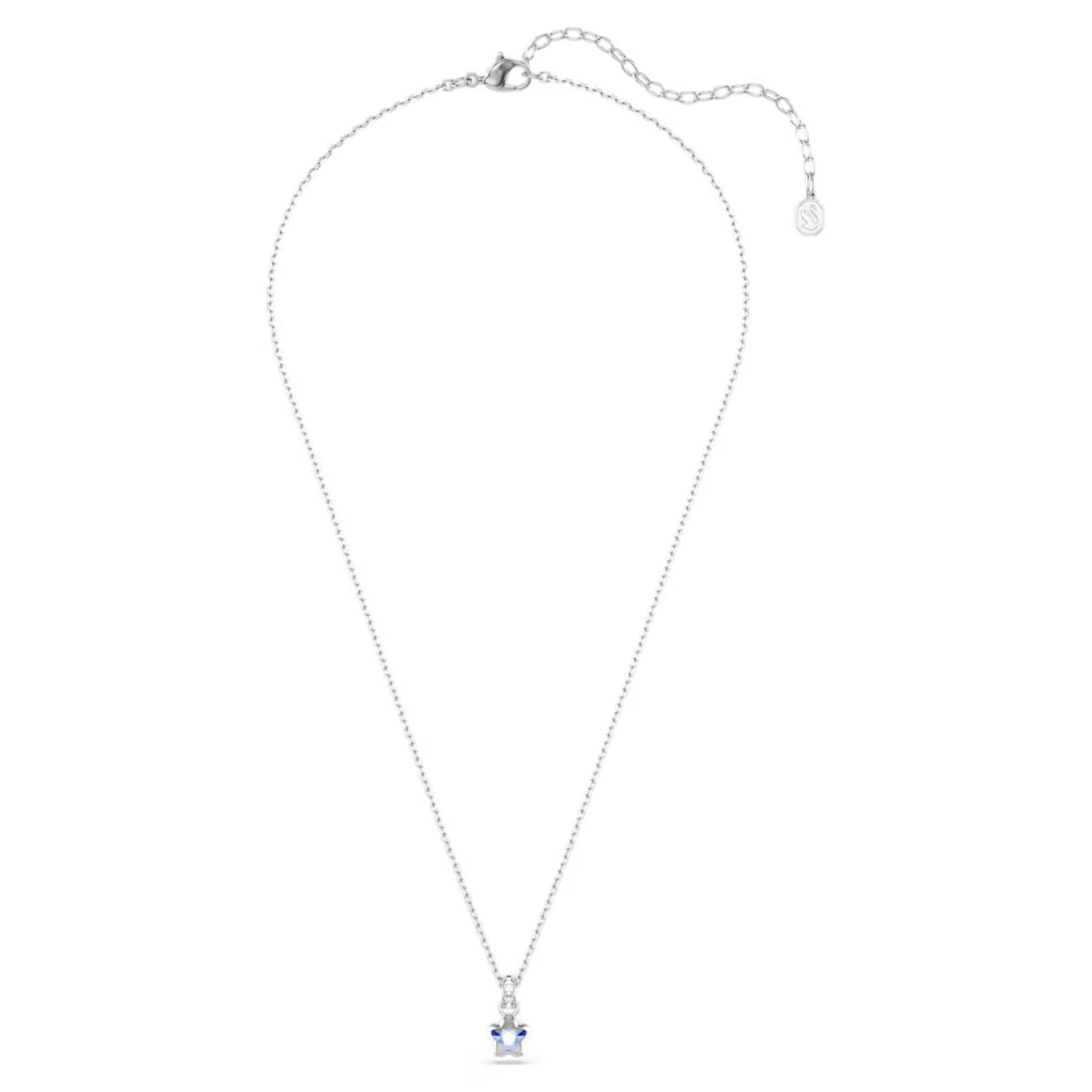 Swarovski Chroma riipus, vaalea metalli ja kirkkaat kristallit, 5759678