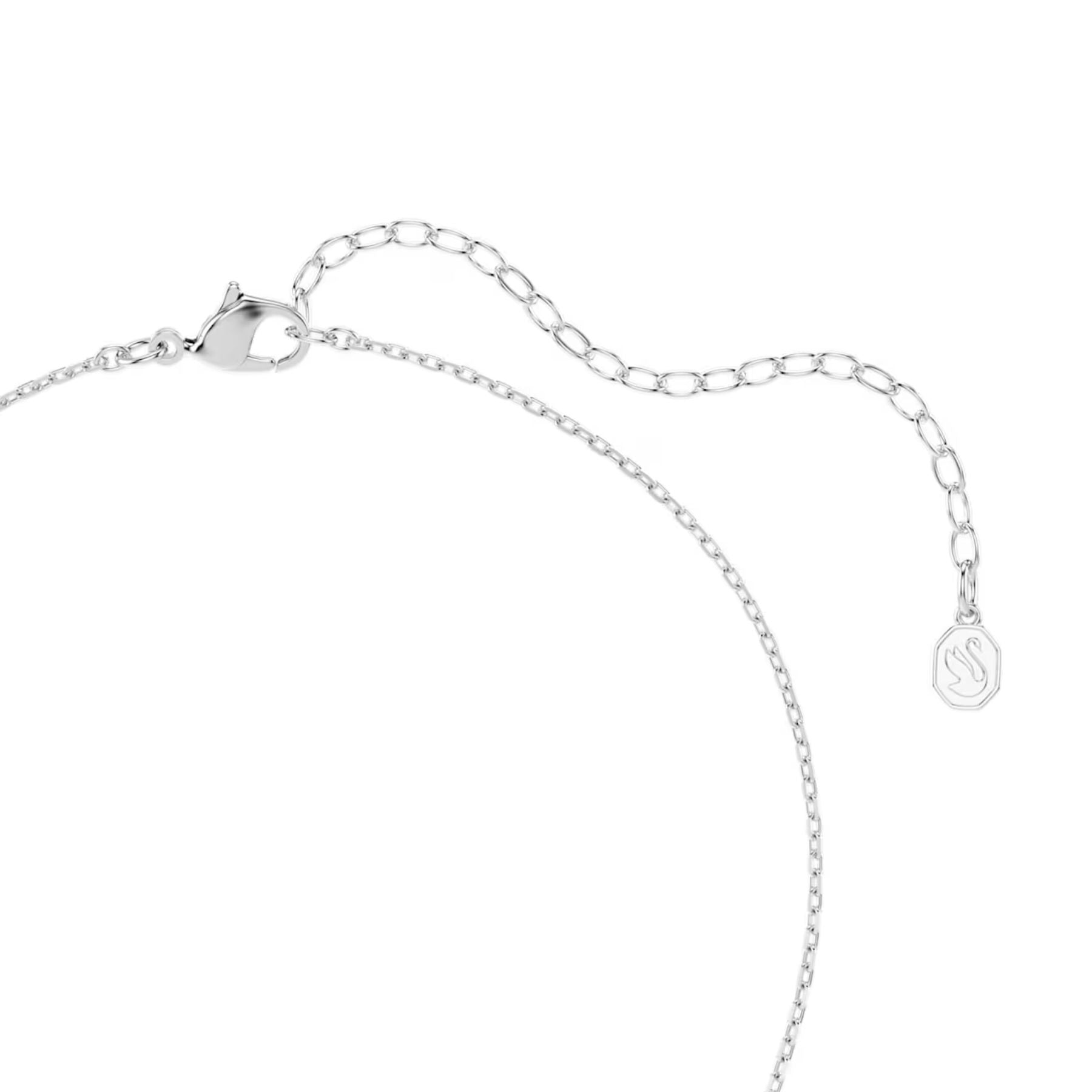 Swarovski Chroma riipus, vaalea metalli ja kirkkaat kristallit, 5759678