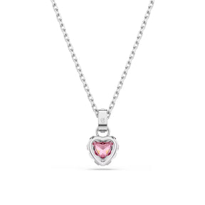 Swarovski Chroma riipus, vaalea metalli ja vaaleanpunainen zirkonia, 5757789