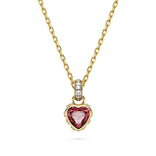 Swarovski Chroma riipus keltakullanväri ja punainen kristalli, 5648750