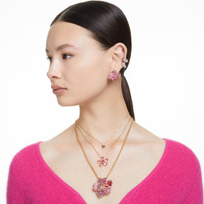 Swarovski Chroma riipus keltakullanväri ja punainen kristalli, 5648750