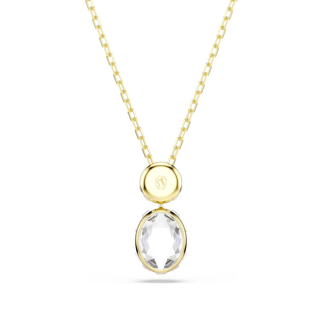 Swarovski Chroma riipus, keltakullattu ja eriväriset kristallit, 5741586