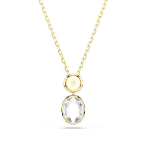 Swarovski Chroma riipus, keltakullattu ja eriväriset kristallit, 5741586