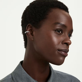 Swarovski Classica ear cuff -korvakorut, hopea ja kirkkaat zirkoniat, 5743473