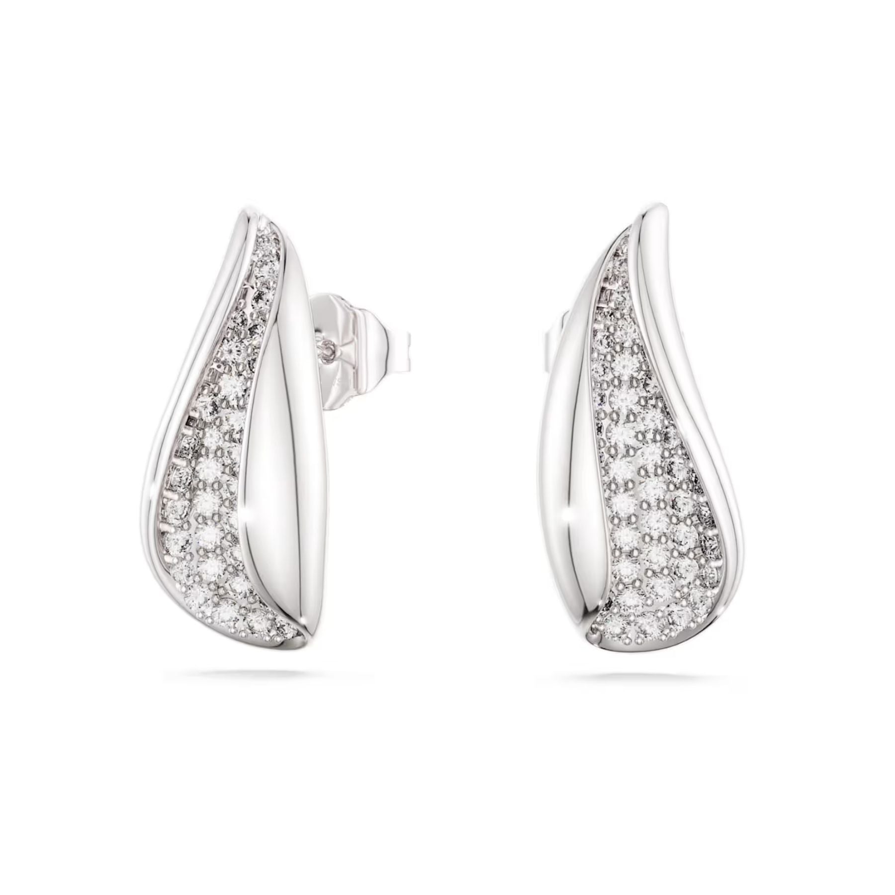 Swarovski Classica korvakorut, hopea ja kirkkaat zirkoniat, 5745016