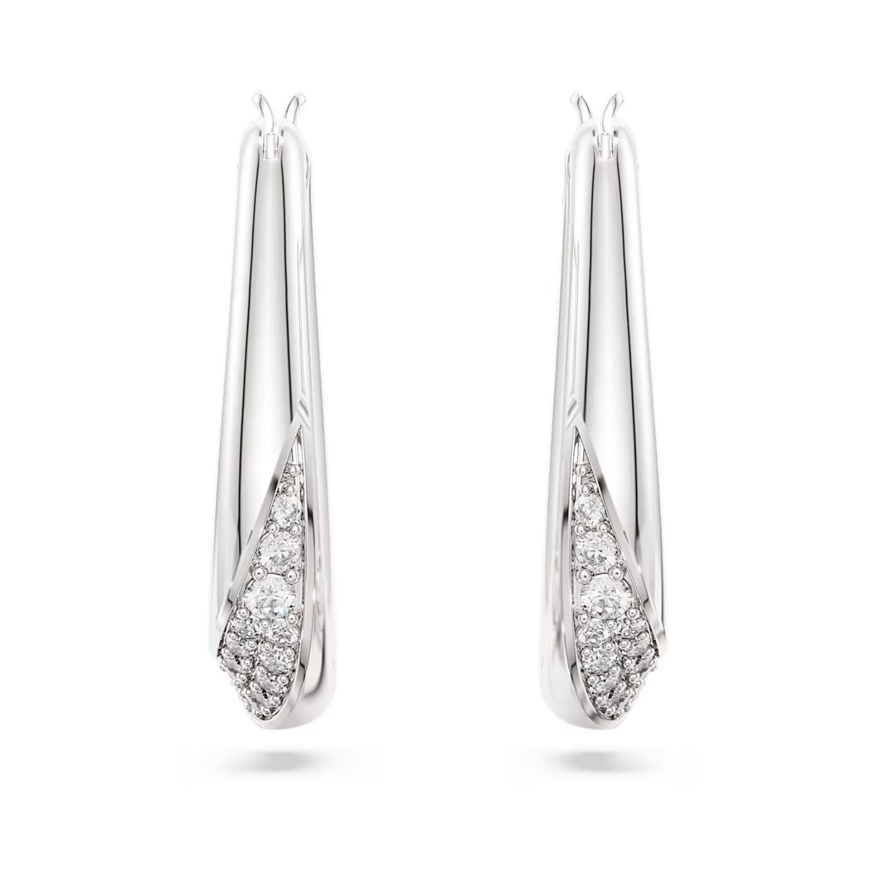 Swarovski Classica rengaskorvakorut, hopea ja kirkkaat zirkoniat, 5743474