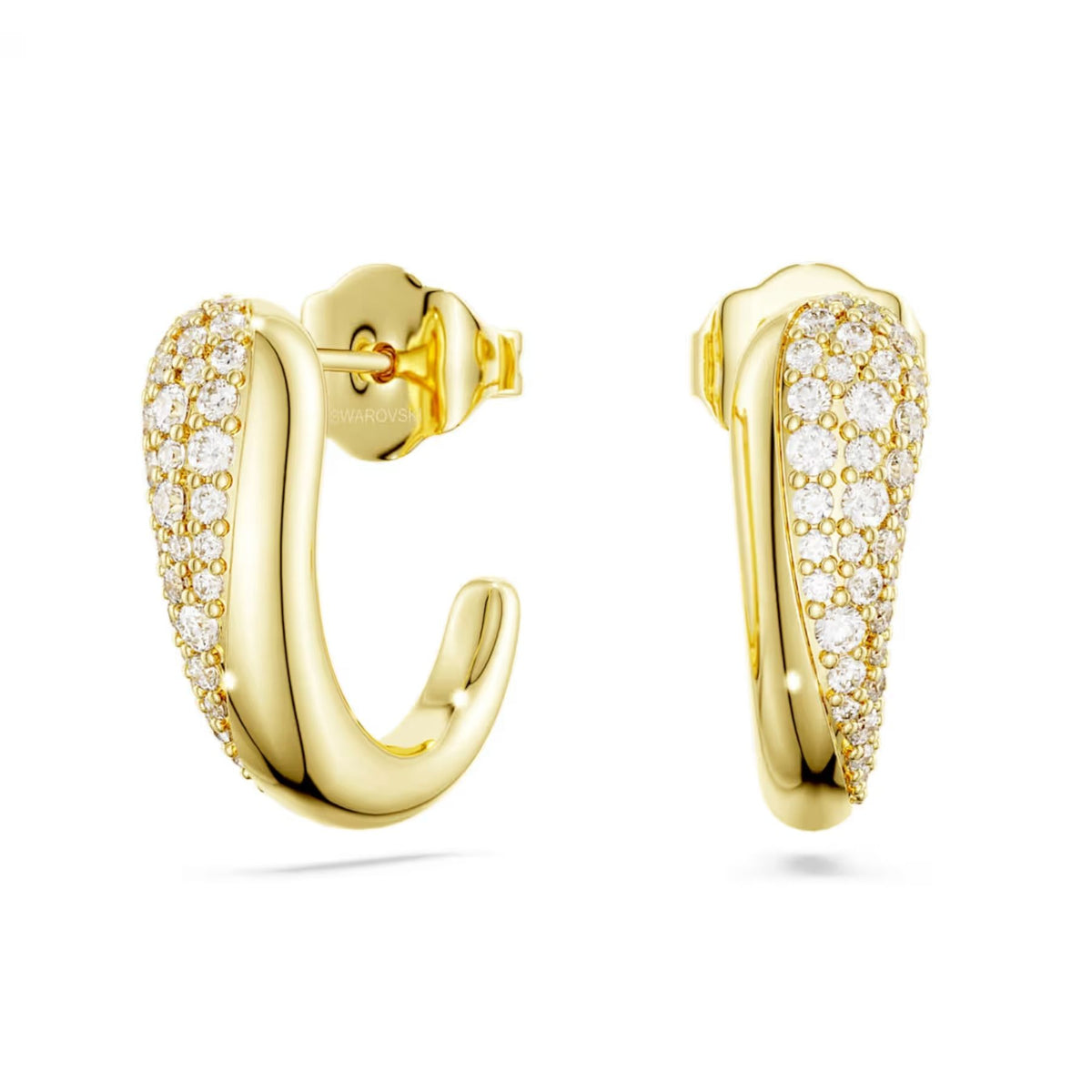 Swarovski Classica rengaskorvakorut, kullattu hopea ja kirkkaat zirkoniat, 5745020