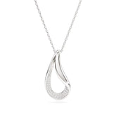 Swarovski Classica riipus, hopea ja kirkkaat zirkoniat, 5740344