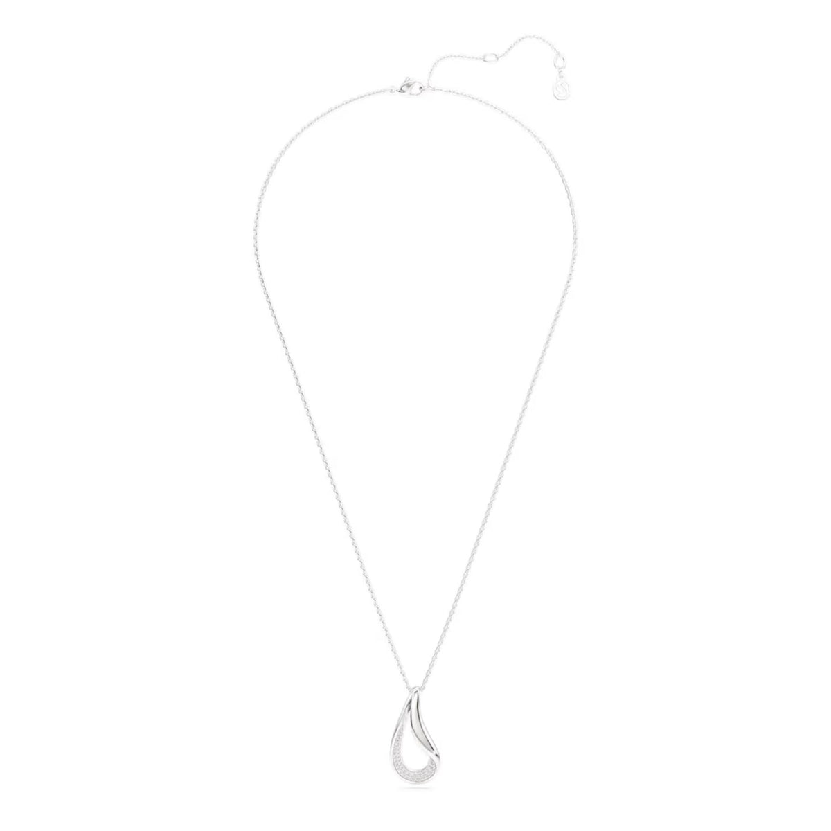 Swarovski Classica riipus, hopea ja kirkkaat zirkoniat, 5740344