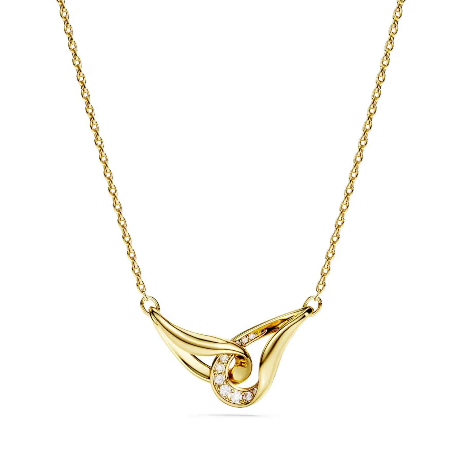 Swarovski Classica riipus, keltakullattu ja kirkkaat zirkonit, 5745560