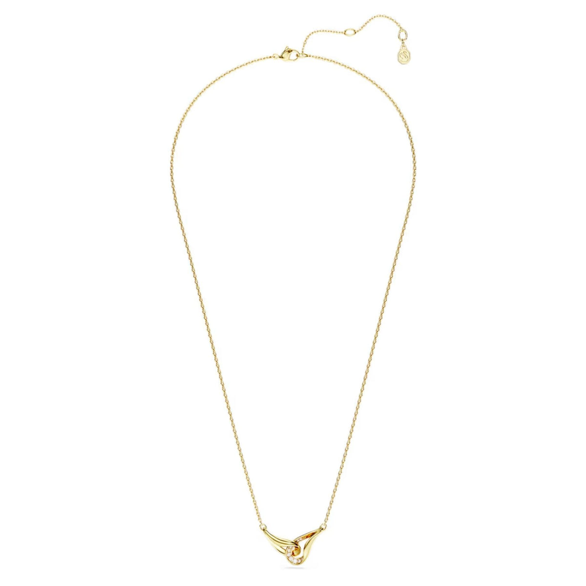 Swarovski Classica riipus, keltakullattu ja kirkkaat zirkonit, 5745560