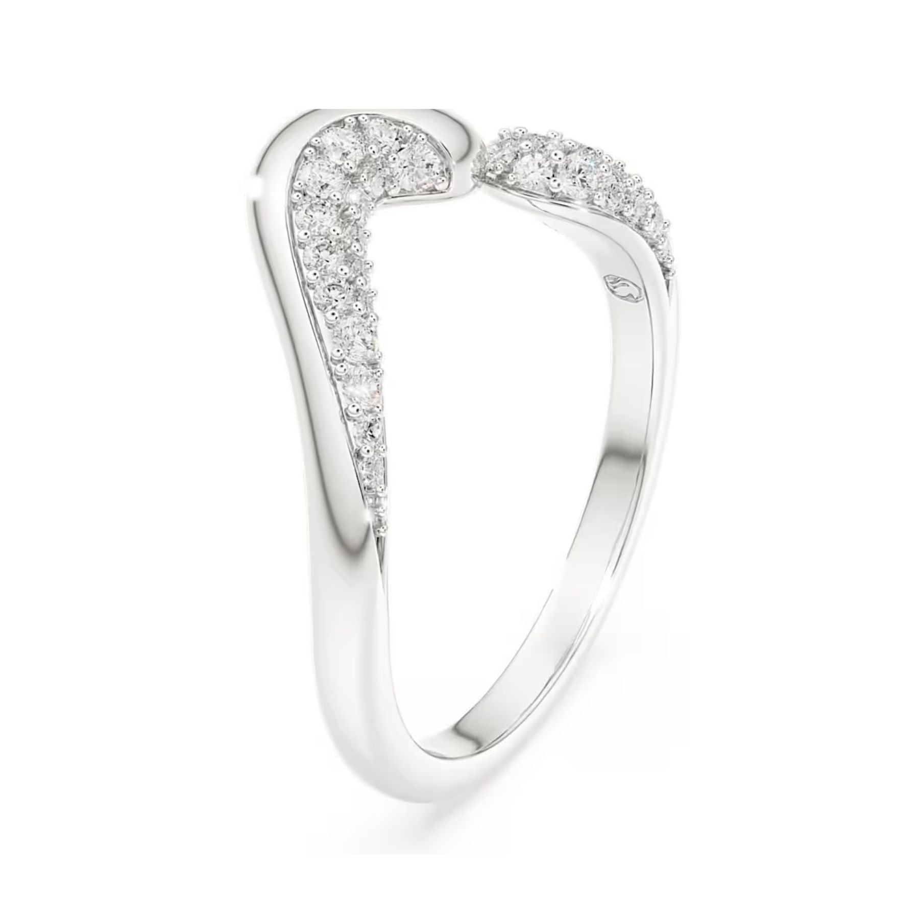 Swarovski Classica sormus, hopea ja kirkkaat zirkonit, 5742580