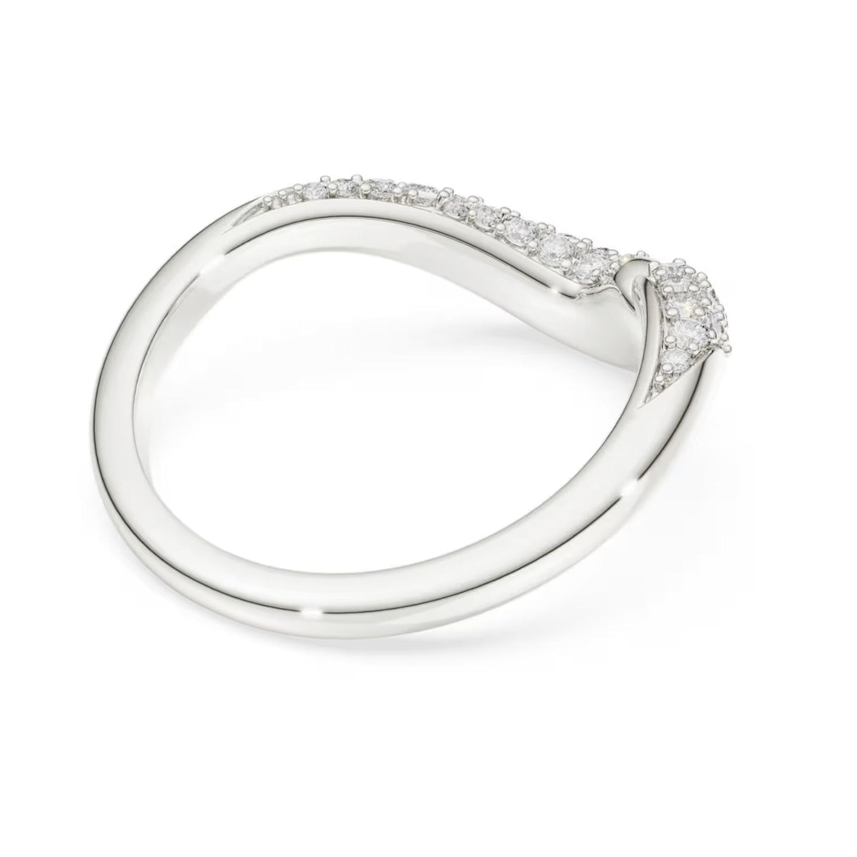 Swarovski Classica sormus, hopea ja kirkkaat zirkonit, 5742580
