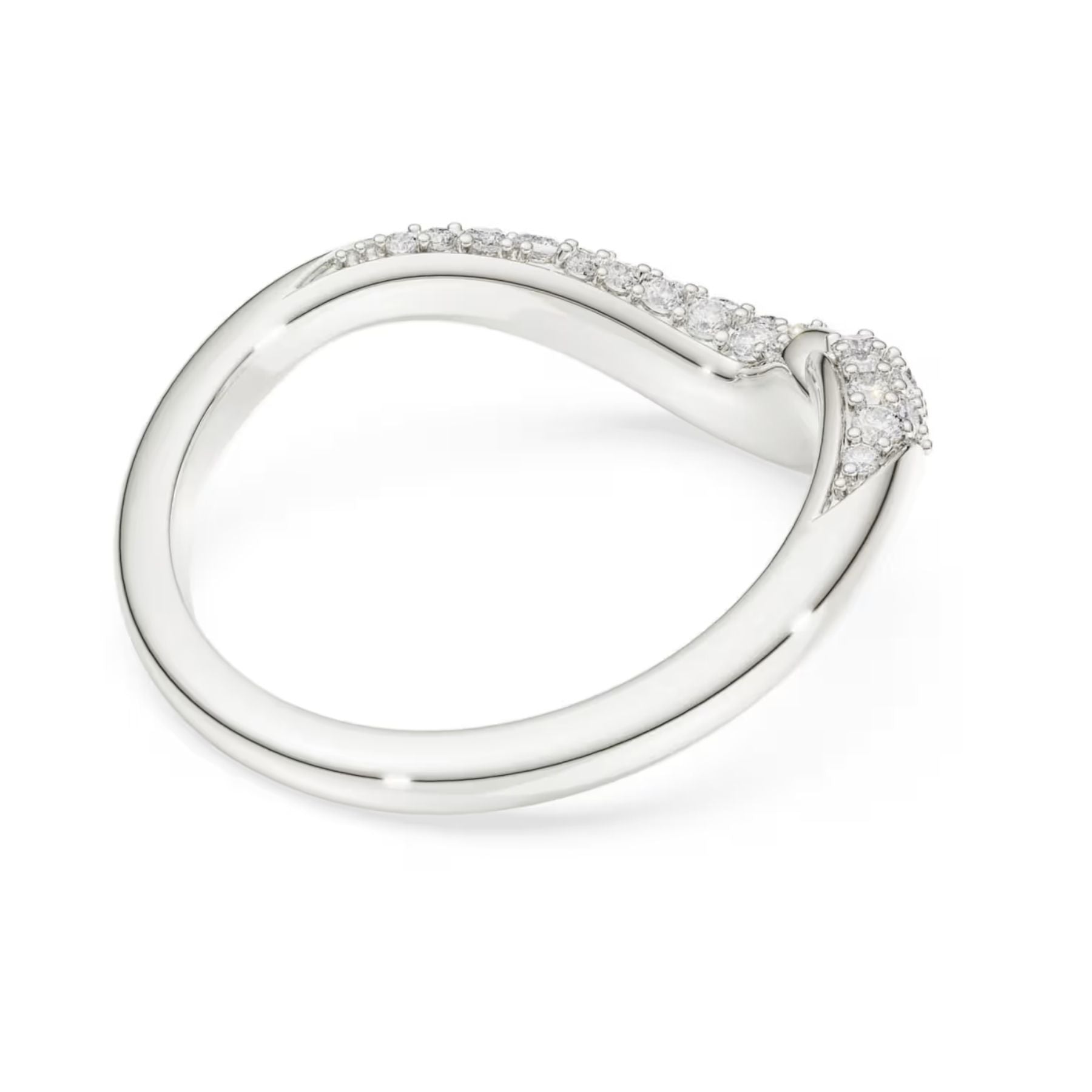 Swarovski Classica sormus, hopea ja kirkkaat zirkonit, 5742580