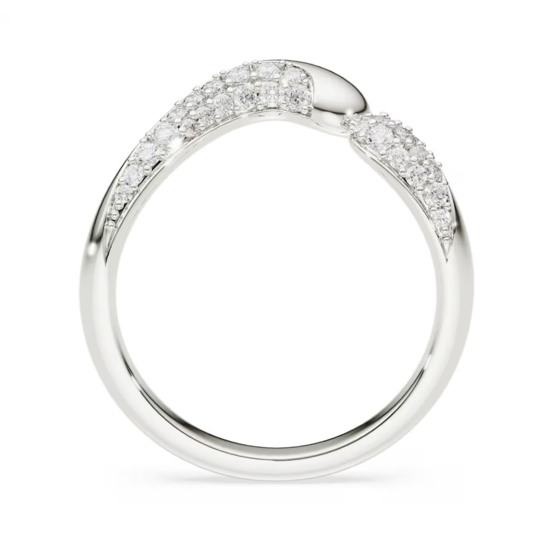 Swarovski Classica sormus, hopea ja kirkkaat zirkonit, 5742580