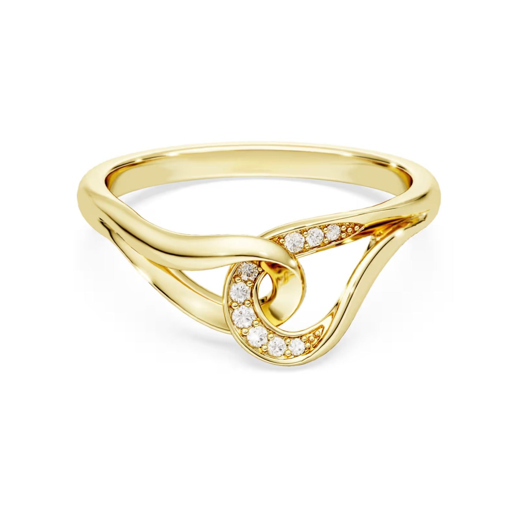 Swarovski Classica sormus, keltakullattu hopea ja kirkkaat zirkonit, 5746014