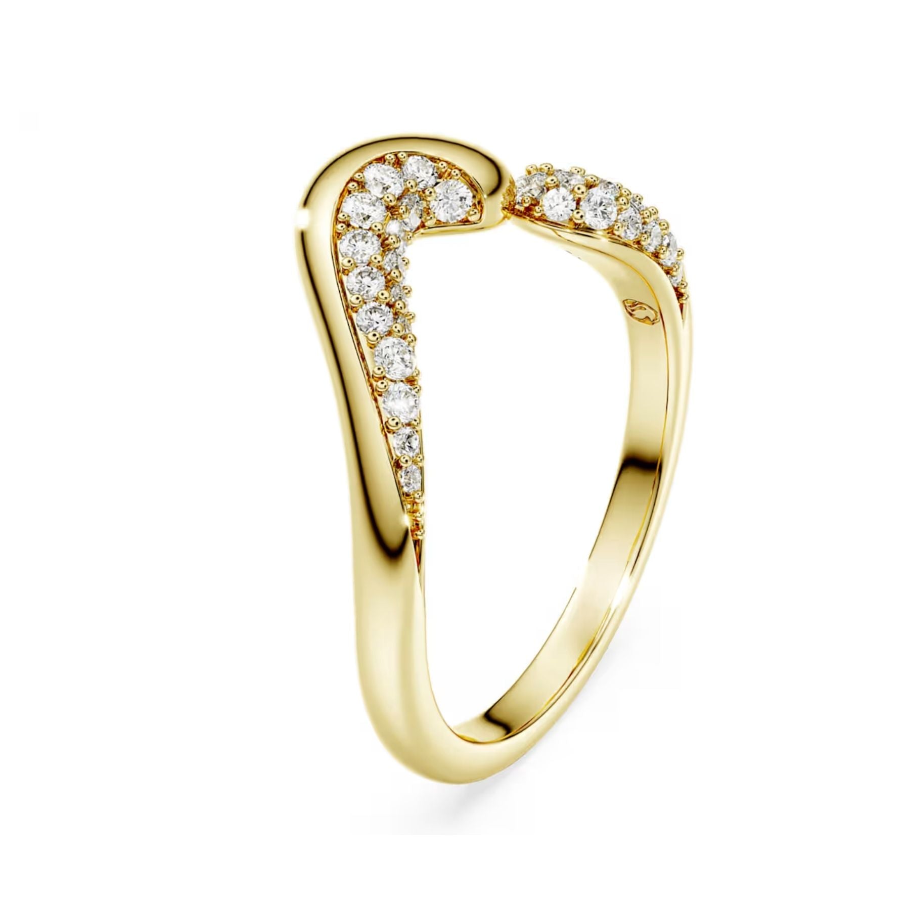 Swarovski Classica sormus, kullattu hopea ja kirkkaat zirkoniat, 5746351
