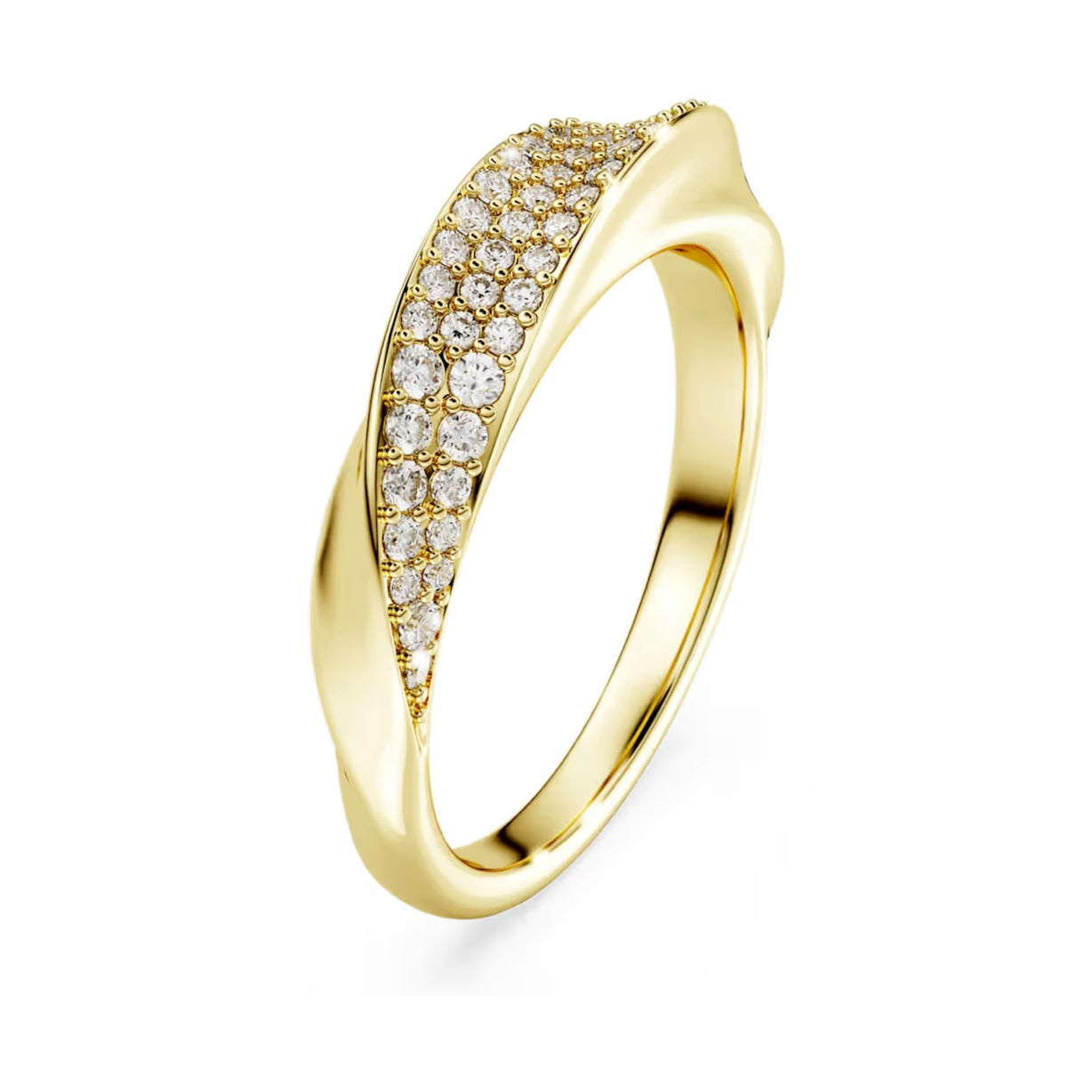 Swarovski Classica sormus, kullattu hopea ja kirkkaat zirkonit, 5746018