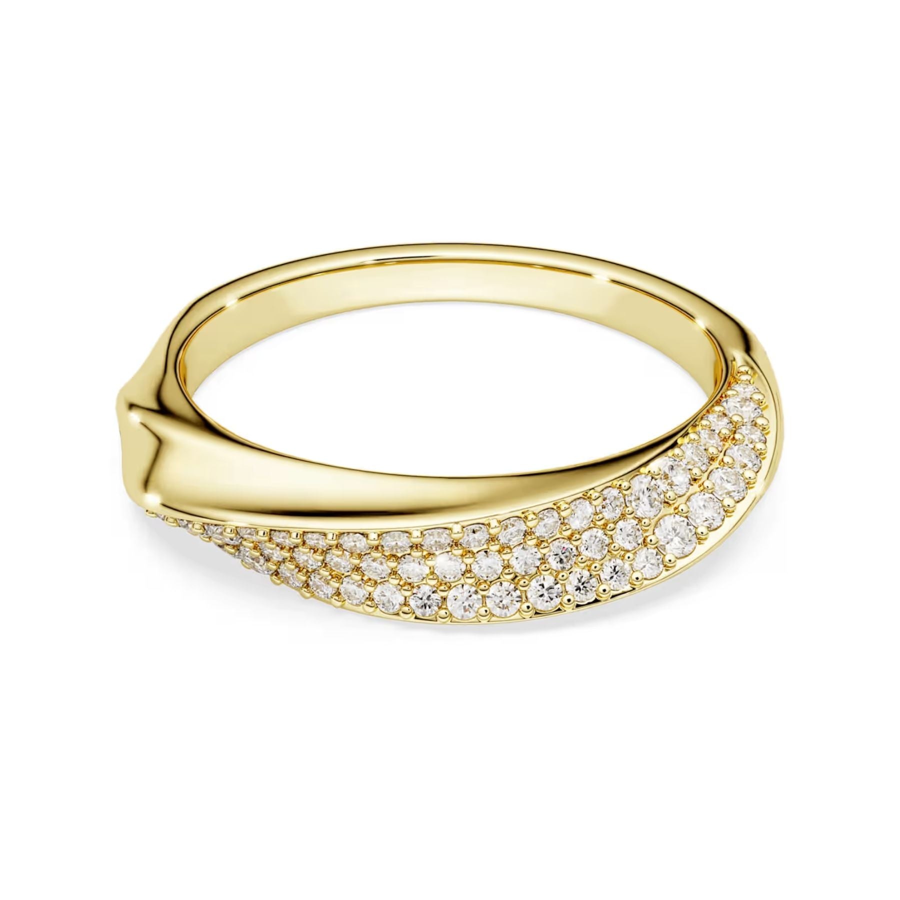 Swarovski Classica sormus, kullattu hopea ja kirkkaat zirkonit, 5746018