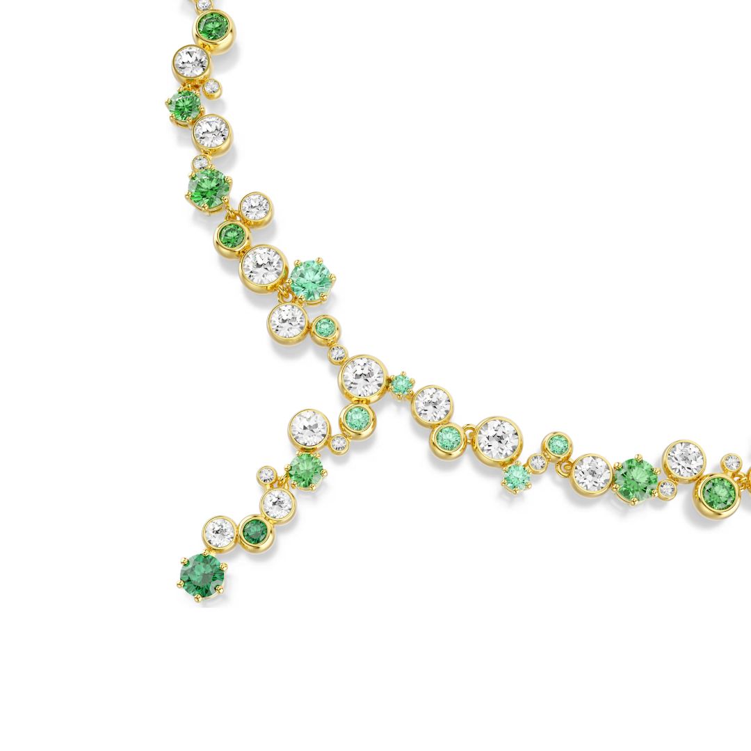 Swarovski Constella Y kaulakoru, keltakullanväri ja vihreät kristallit, 5722474