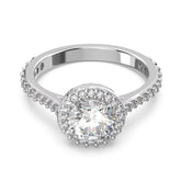 Swarovski Constella cocktail sormus, vaalea metalli ja kirkkaat kristallit, 5642625