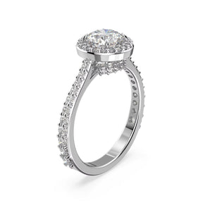 Swarovski Constella cocktail sormus, vaalea metalli ja kirkkaat kristallit, 5642625