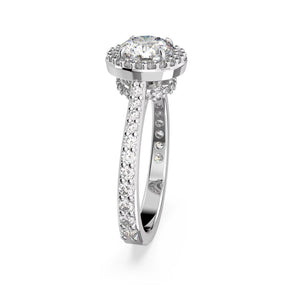 Swarovski Constella cocktail sormus, vaalea metalli ja kirkkaat kristallit, 5642625