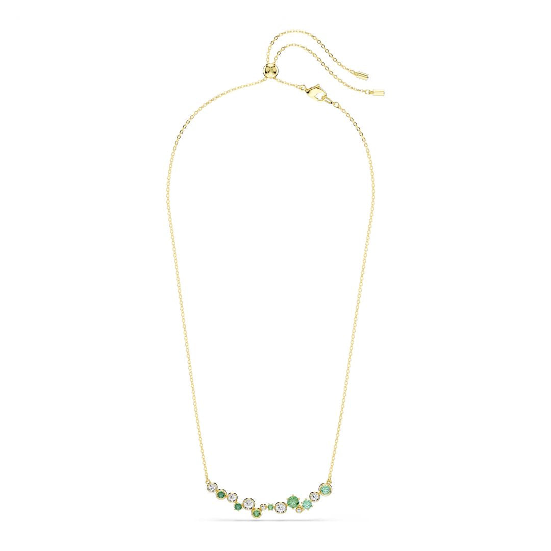 Swarovski Constella kaulakoru, keltakullanväri ja vihreät kristallit, 5732247