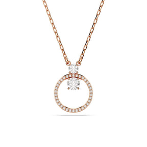 Swarovski Constella kaulakoru, ruusukullanväri ja kirkkaat kristallit 5692266