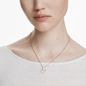 Swarovski Constella kaulakoru, ruusukullanväri ja kirkkaat kristallit 5692266