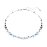 Swarovski Constella kaulakoru, vaalea metalli ja siniset kristallit, 5732255