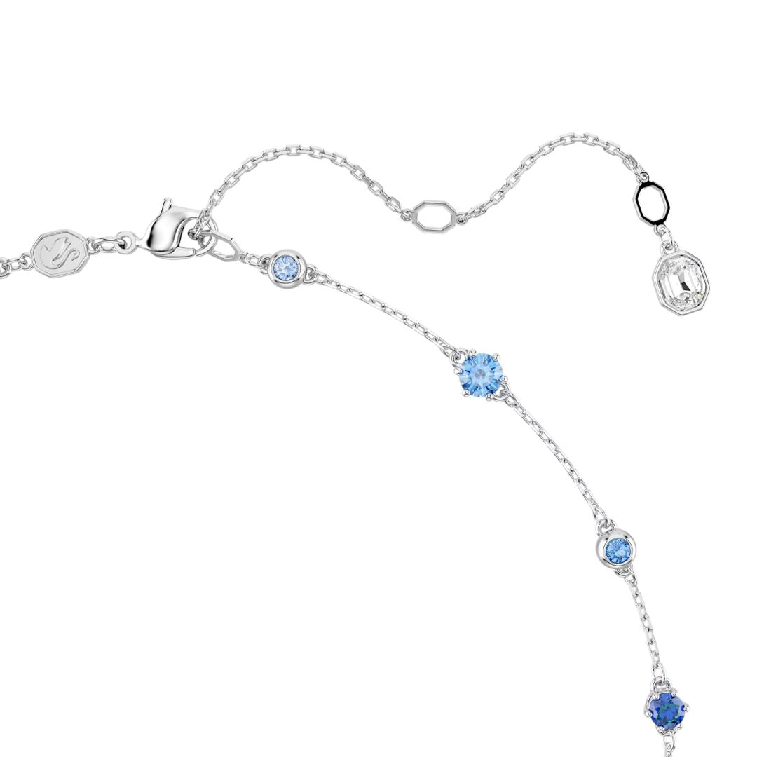 Swarovski Constella kaulakoru, vaalea metalli ja siniset kristallit, 5732255
