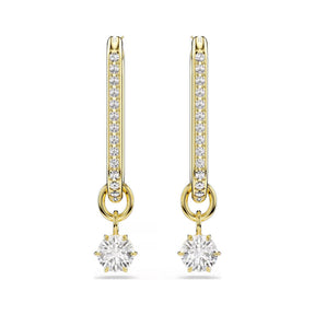 Swarovski Constella korvakorut, keltakullattu ja kirkkaat zirkonit, 5728587