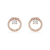 Swarovski Constella korvakorut, ruusukullanväri ja kirkkaat kristallit 5692263