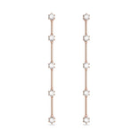 Swarovski Constella korvakorut, ruusukullanväri ja kirkkaat kristallit, 5661463