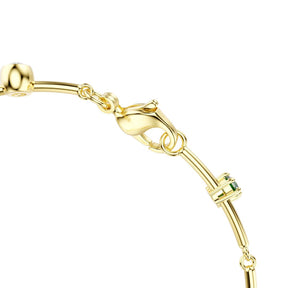 Swarovski Constella rannekoru, keltakullanväri ja vihreät kristallit, 5722478