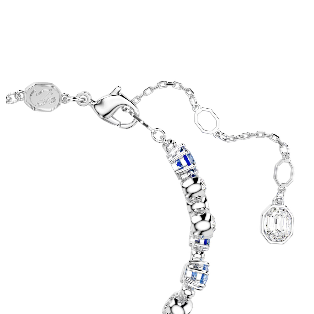 Swarovski Constella rannekoru, vaalea metalli, kirkkaat ja siniset kristallit 5722479
