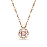 Swarovski Constella riipus, rosekullattu, pinkki ja kirkkaat zirkonit, 5744244