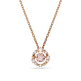 Swarovski Constella riipus, rosekullattu, pinkki ja kirkkaat zirkonit, 5744244