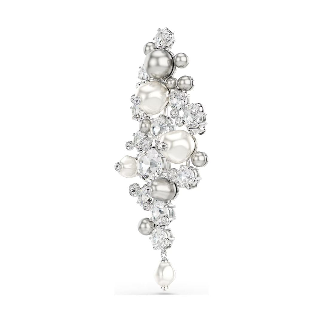 Swarovski Constella rintakoru, vaalea metalli kirkkailla kristalleilla 5722516