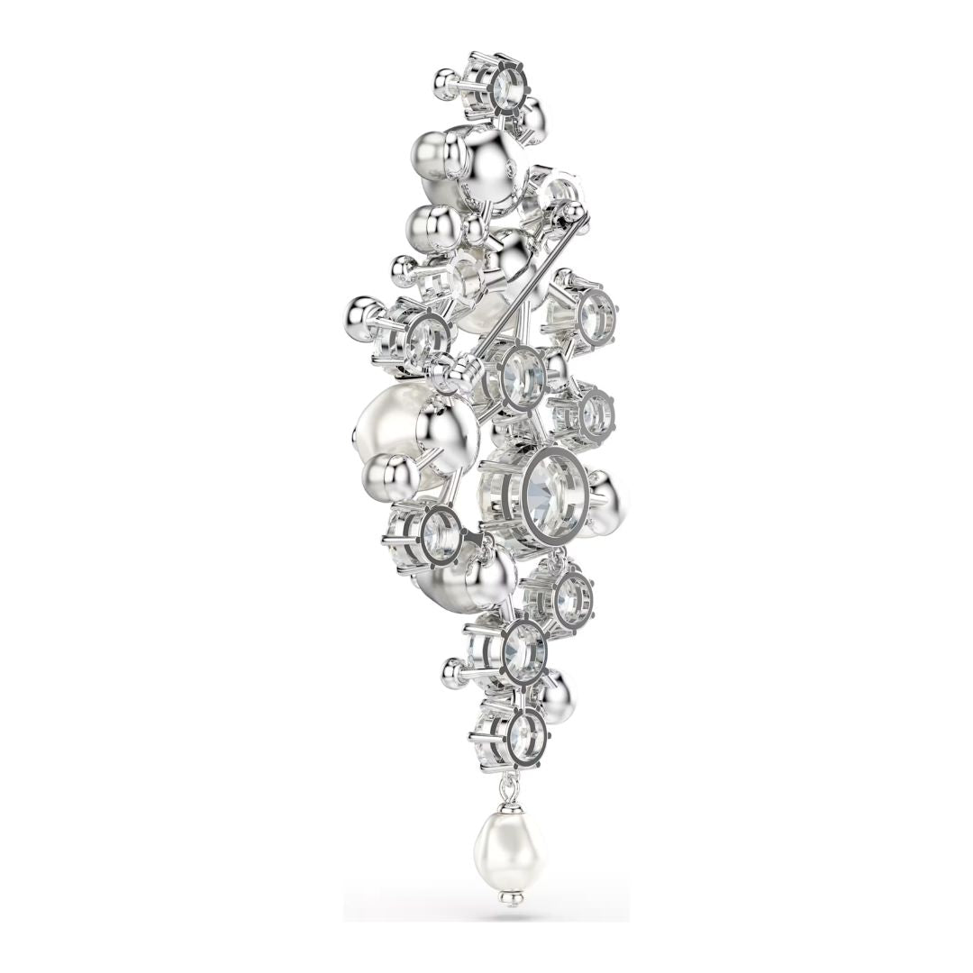 Swarovski Constella rintakoru, vaalea metalli kirkkailla kristalleilla 5722516