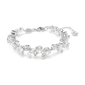 Swarovski Constella, setti, kaulakoru, rannekoru ja korvakorut, vaalea metalli ja kirkkaat kristallit 5738285