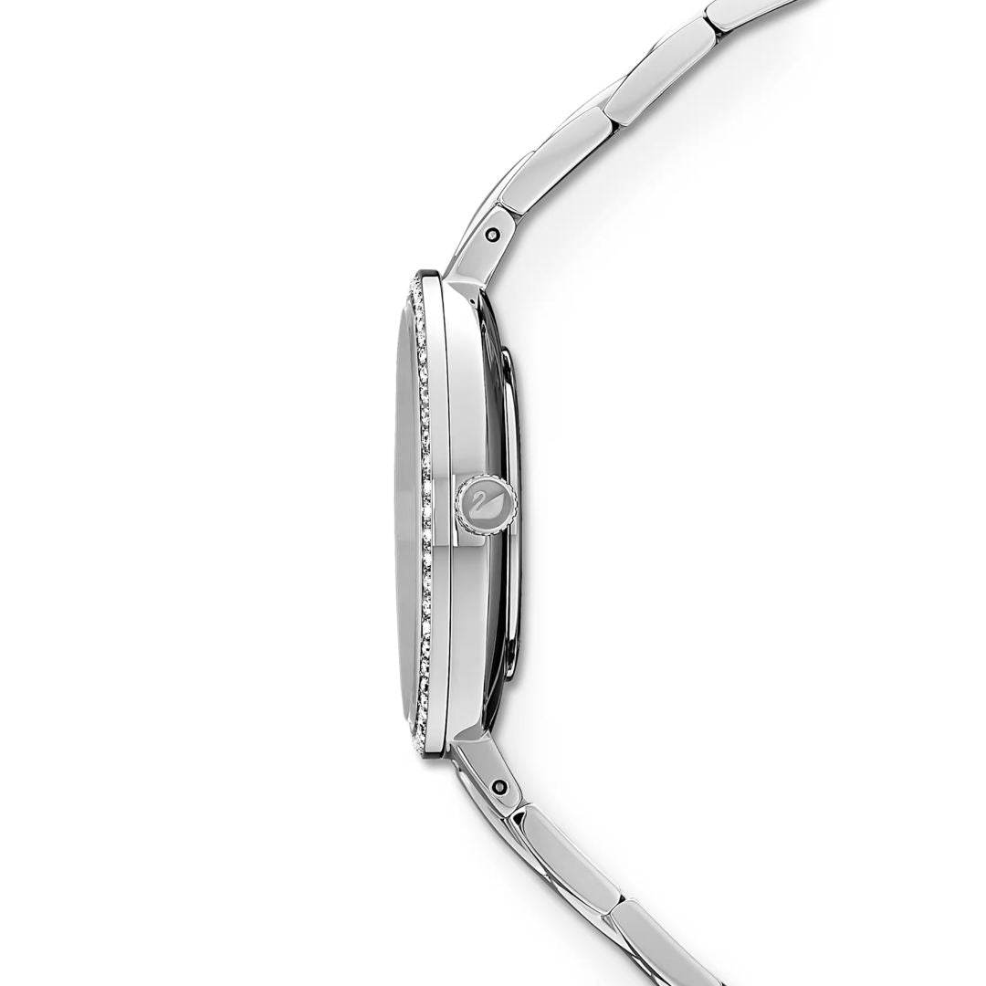 Swarovski Cosmopolitan Watch, Silver-Tone and White Crystals, 5517790