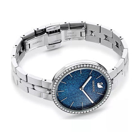 Swarovski Cosmopolitan rannekello, hopeanväri ja kirkkaat kristallit, 5517790