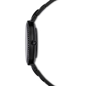Swarovski Cosmopolitan rannekello, musta ja mustat kristallit, 5547646