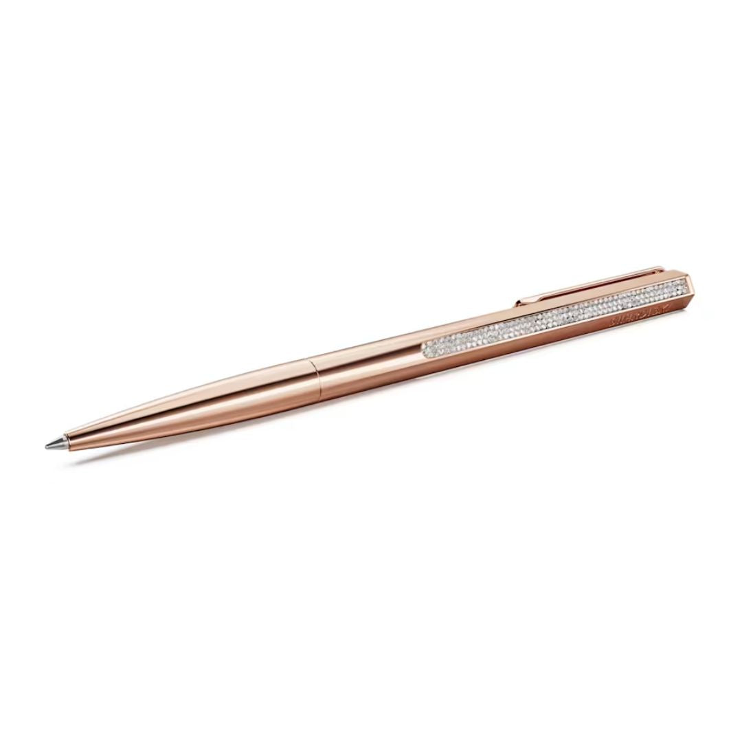 Swarovski Crystal Shimmer Ballpoint Pen, Rose Gold-Tone and White Crystals 5678182