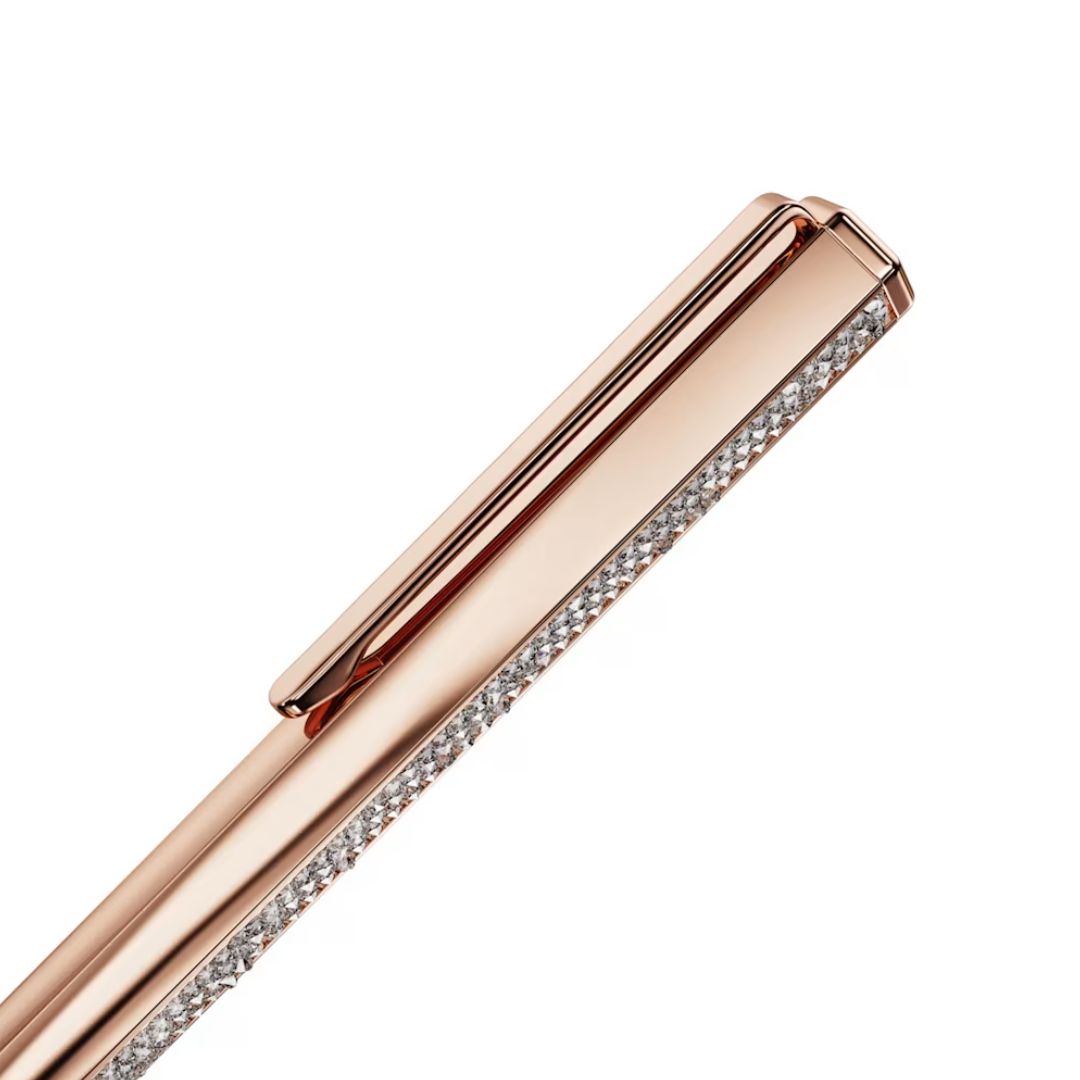 Swarovski Crystal Shimmer Ballpoint Pen, Rose Gold-Tone and White Crystals 5678182